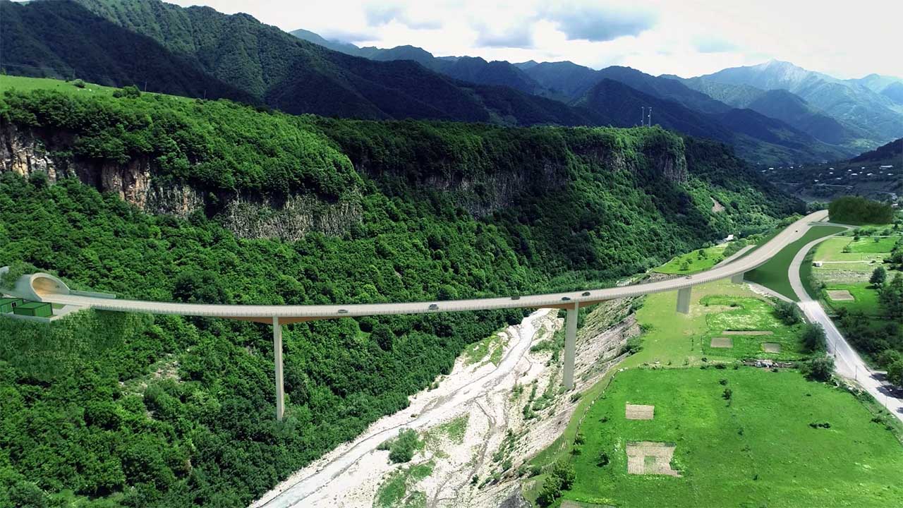 Kvesheti-Kobi Road Project